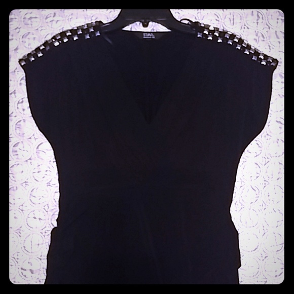 Tops - Black sequins blouse